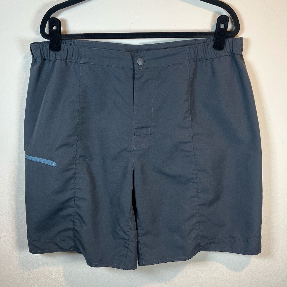 Columbia Omni Shade Cargo Board Shorts Blue Lightweight Outdoor Nature Hiking XL